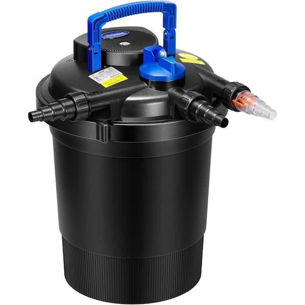 2380-GPH Pressurized Biological Pond Filter with 18-Watt UV Light