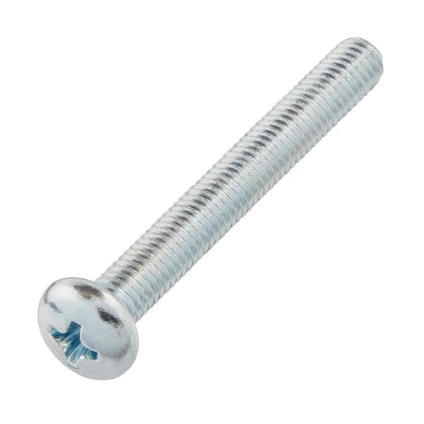 Everbilt M5-0.8x40mm Zinc Pan Head Phillips Drive Machine Screw 2 ...