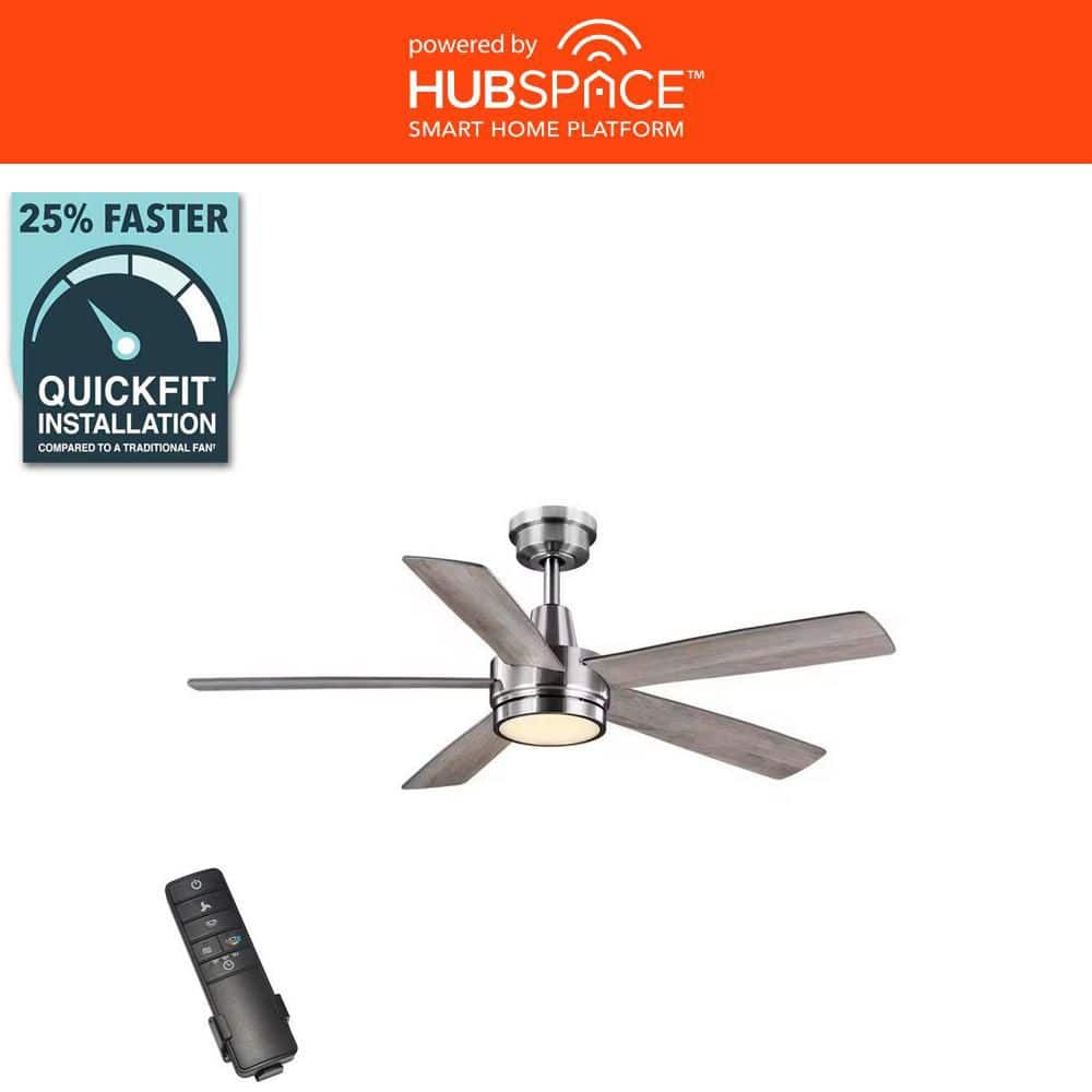 sun556⭐︎ 56 Inch Low Profile Chandelier Ceiling Fan with Light