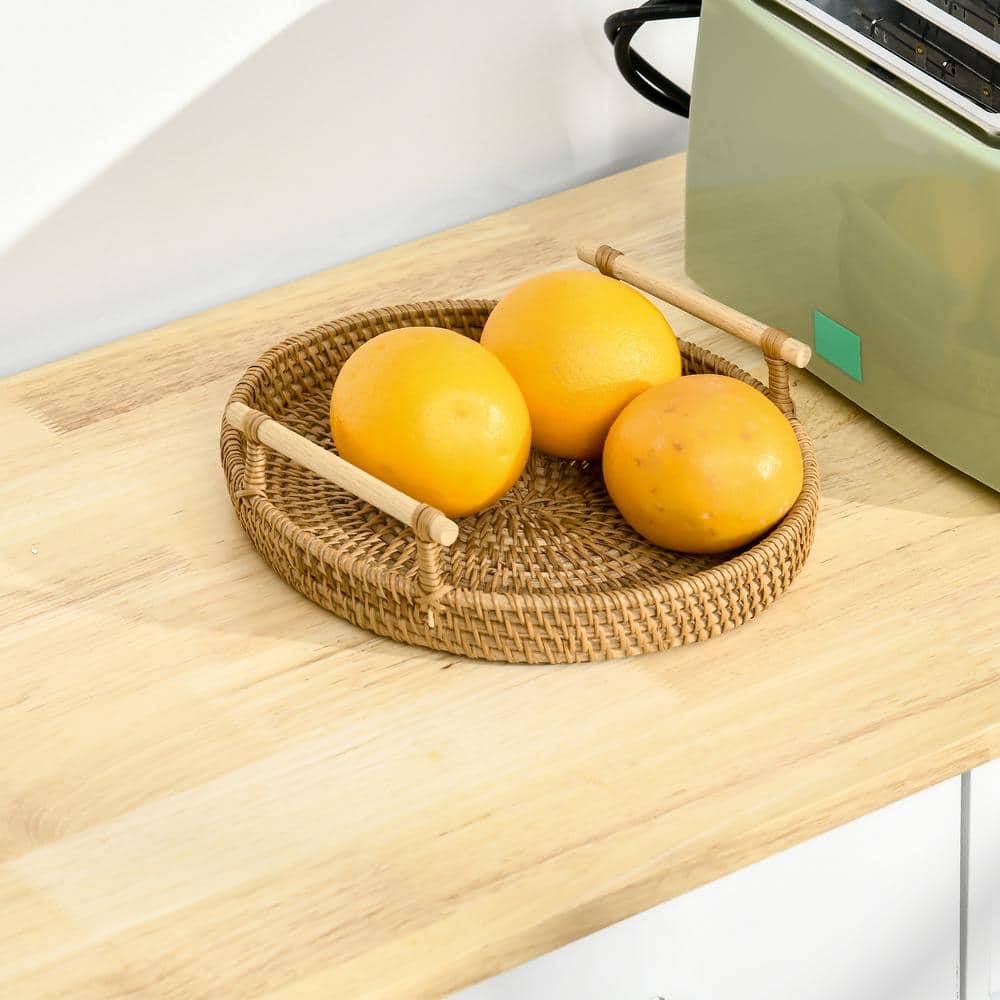 White Rubberwood Top Modern Sideboard with Adjustable Shelves