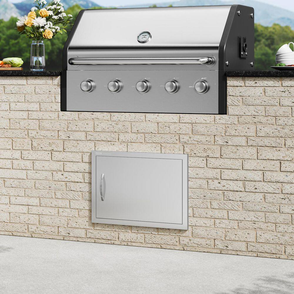 24x17 Inch Stainless Steel Outdoor BBQ Access Door