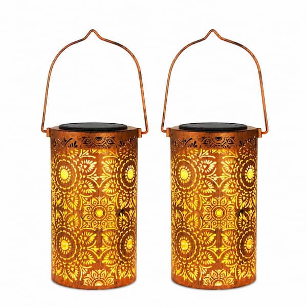 Solar Garden Torch Outdoor Lanterns Waterproof LED Hanging