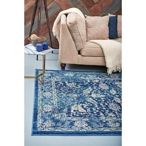 Oslo Osterbro Navy Blue 5' 0 x 8' 0 Area Rug