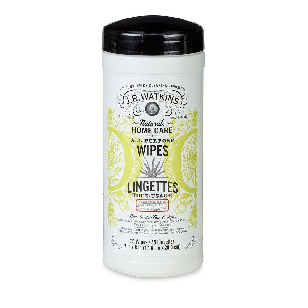 UPC 818570008391 product image for J.R. Watkins Aloe and Green Tea All-Purpose Wipes | upcitemdb.com