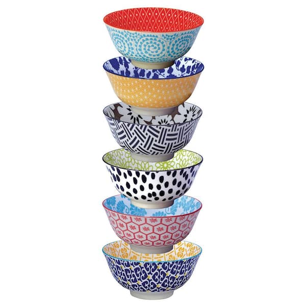 Chelsea Multi-color Bowls (Set of 6)