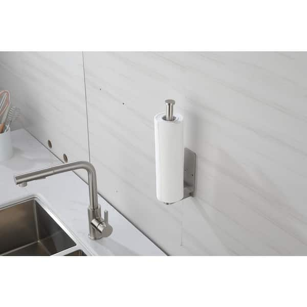 TOOLKISS Brushed Nickel Wall Mount Paper Towel Holder AD-PH301BN