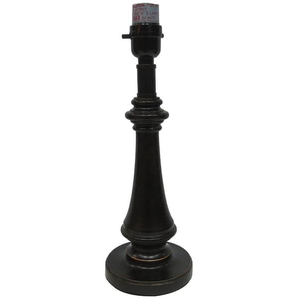 Hampton Bay Mix and Match 13.65 in. Oil-Rubbed Bronze Round Accent Lamp - Title 20