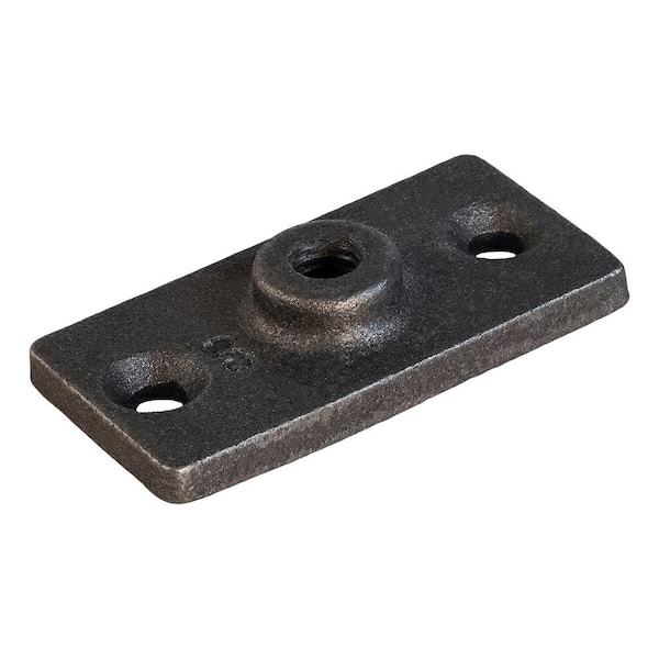The Plumber's Choice 1/2 in. Threaded Rod Hanger Plate in Uncoated Iron