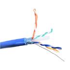 500 ft. Blue Solid Shielded (STP) CAT6 Outdoor UV Resistant Bulk Ethernet Cable