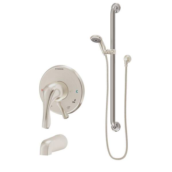 Symmons Origins Temptrol 1-Spray Handshower in Satin Nickel (Valve Included)