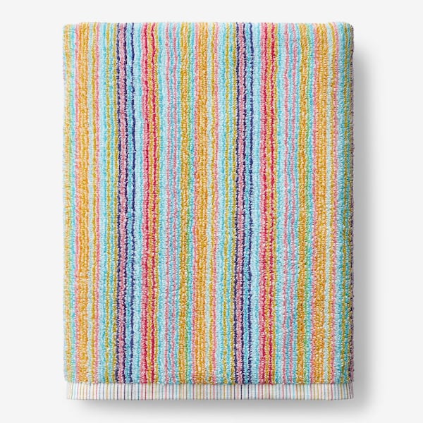 The Company Store Stripe Multicolored Cotton Bath Sheet