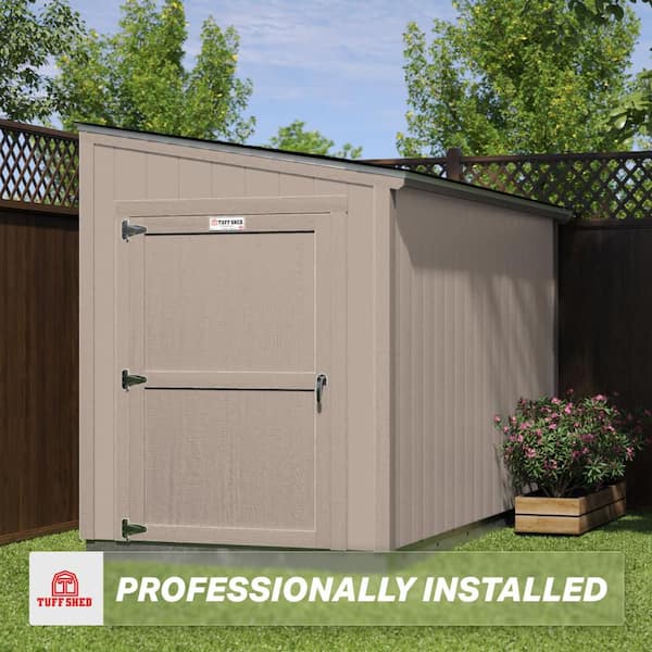 Professionally Installed Tahoe Vista 6 ft. x 12 ft. Wood Storage Shed (72 sq. ft.)