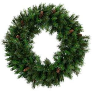 48 in. Unlit Royal Oregon Pine Artificial Christmas Wreath
