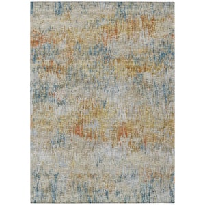 Accord Multi 5 ft. x 7 ft. 6 in. Abstract Indoor/Outdoor Washable Area Rug