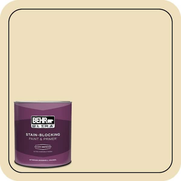 BEHR ULTRA 1 qt. #380E-3 Satin Souffle Extra Durable Eggshell Enamel Interior Paint & Primer