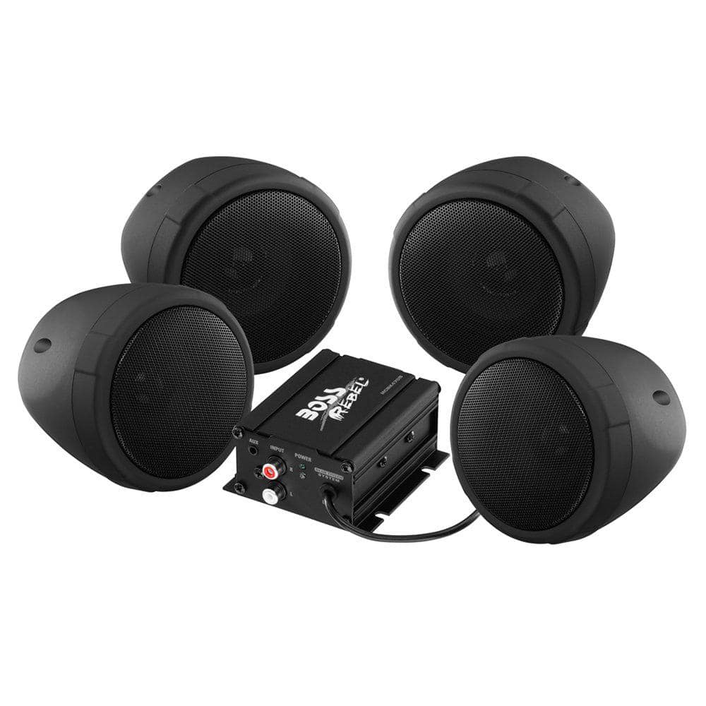 boss 800 watt motorcycle speakers