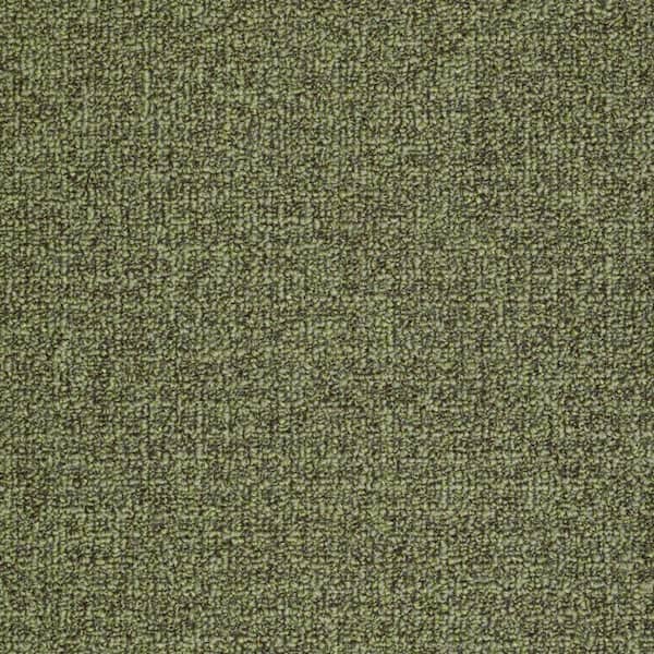 TrafficMaster Burana - Silver Pine - Green 19 oz. SD Olefin Berber Installed Carpet