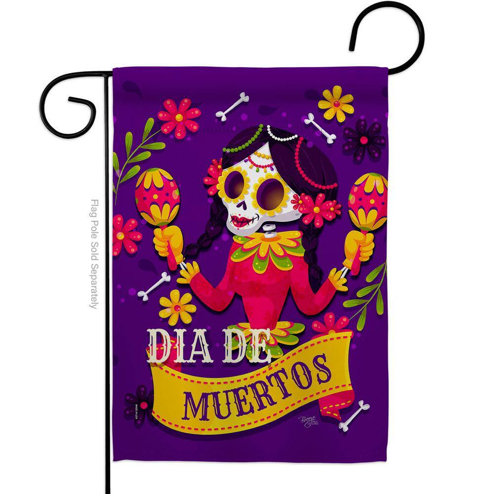 13 in. x 18.5 in. Lady Dia De Muertos Garden Flag Double-Sided Fall Decorative Vertical Flag price history on PriceWatchPro