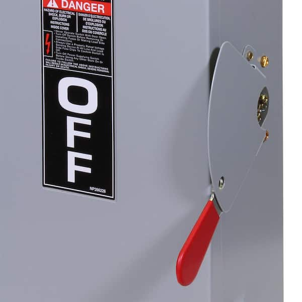 GE 200 Amp 240-Volt Fusible Outdoor General-Duty Safety Switch