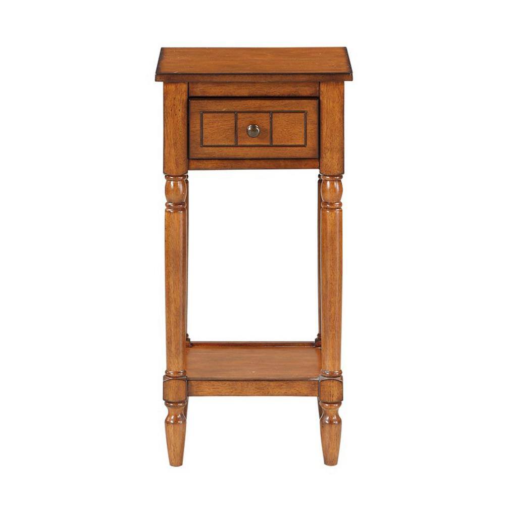 Convenience Concepts French Country Walnut Khloe Accent Table R3-0201 ...