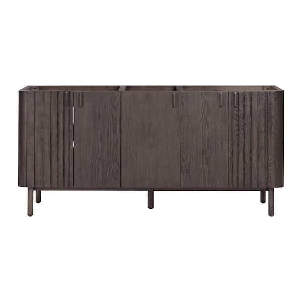 Avanity Blakely 72 in. W. x 21 in. D x 34 in. H Bath Vanity Cabinet without Top in Brown Oak Finish