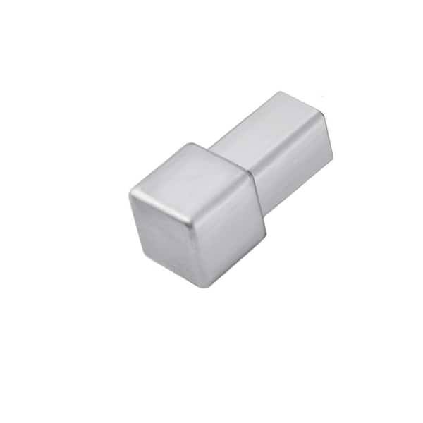 Squareline 0 in D x 0.43 in W x 0 in L Square Box Int. & Ext. Crnr Stainless Steel Natural Molding and Transition Trim