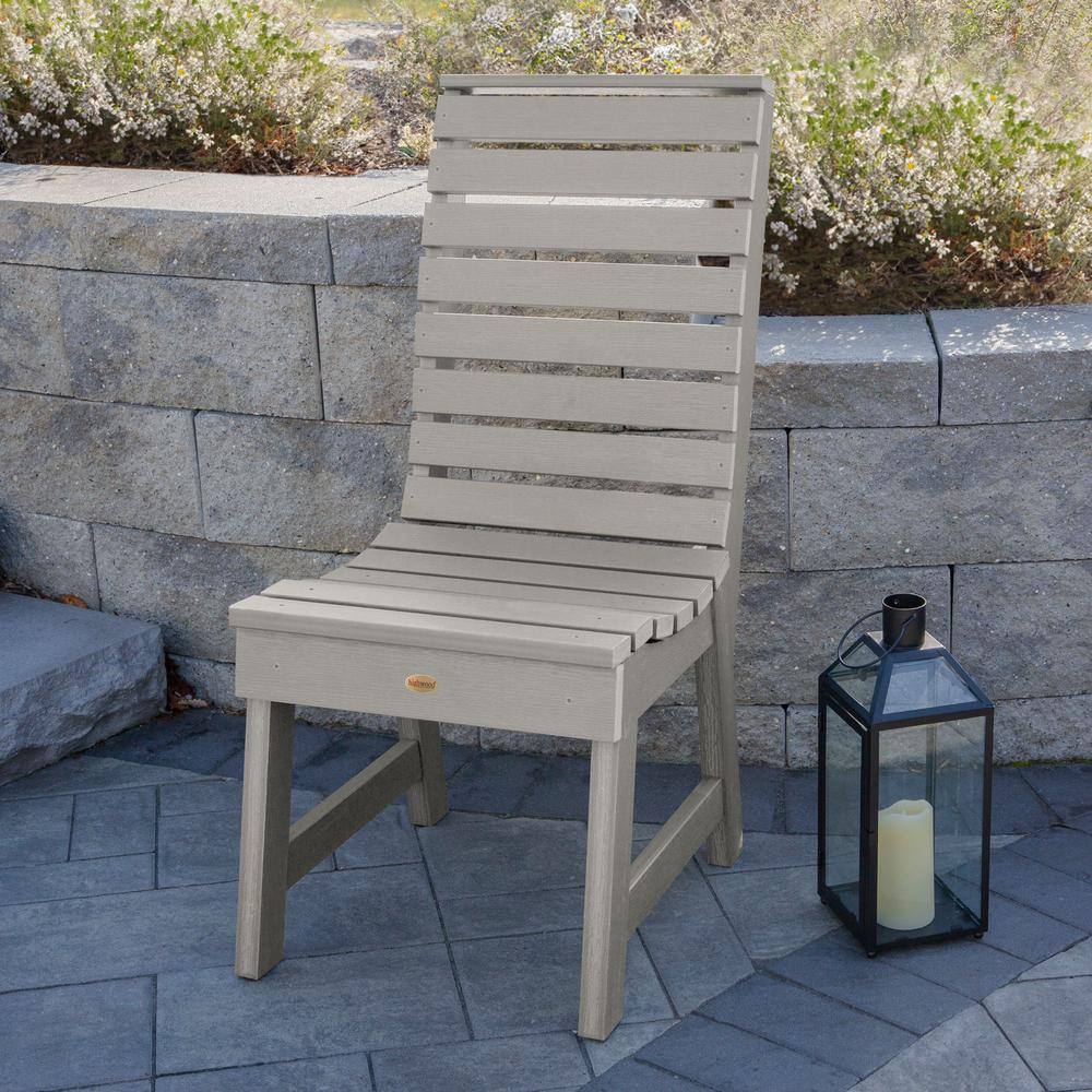 Weatherly Harbor Gray Recycled Plastic Dining Side Chair price history on PriceWatchPro