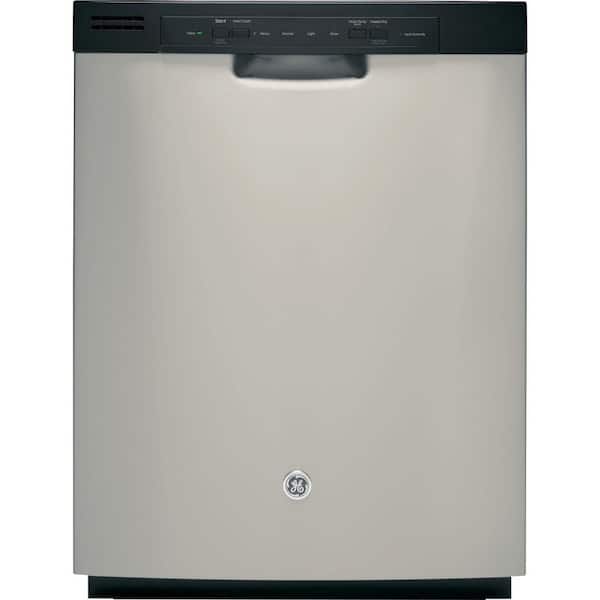 GE Front Control Dishwasher in Silver