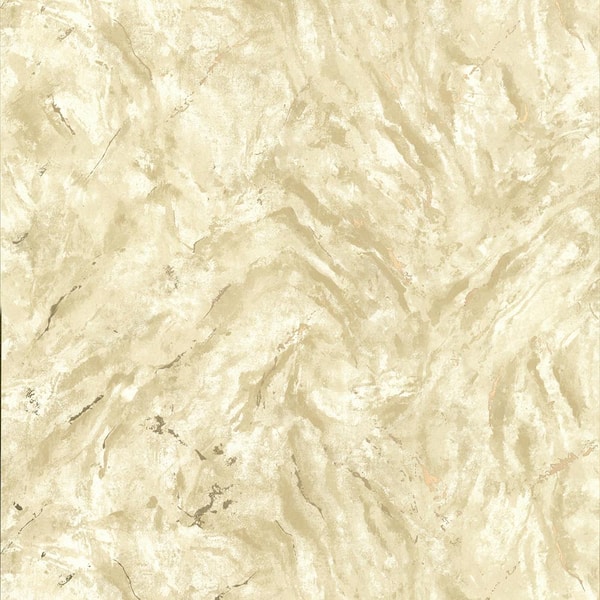 Brewster Stone Gold Wallpaper Sample