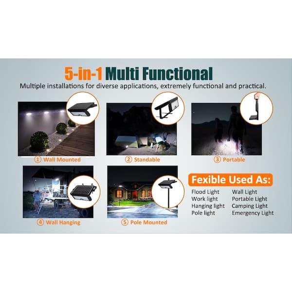 30LED Multi-function Waterproof Emergency Light Rechargeable LED Safety  Lamp 2 Mode For Home Work Camp
