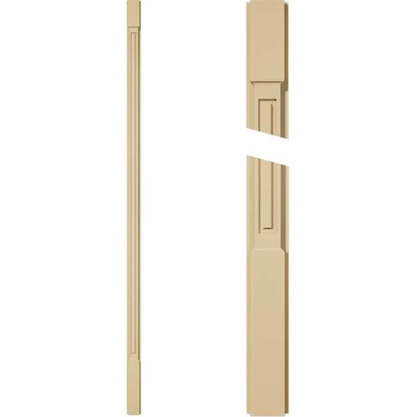 Ekena Millwork 2 in. D x 4 in. W x 120 in. L Primed Polyurethane Pilaster 1- Pack