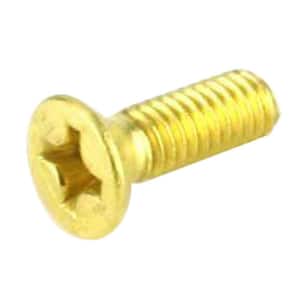 Pack of 11 Ceiling Fan Blade screws 10-24 X 1/2" Polished Brass 