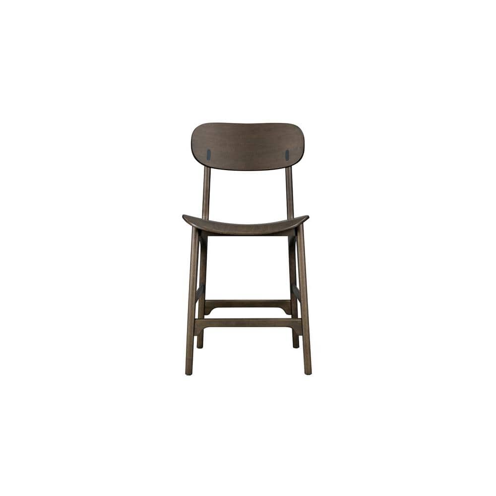 Solvang Carbonite Finish Wood Counter Height Barstool