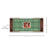 FANMATS Miami Dolphins 3 ft. x 6 ft. Football Field Rug Runner Rug 7357 -  The Home Depot