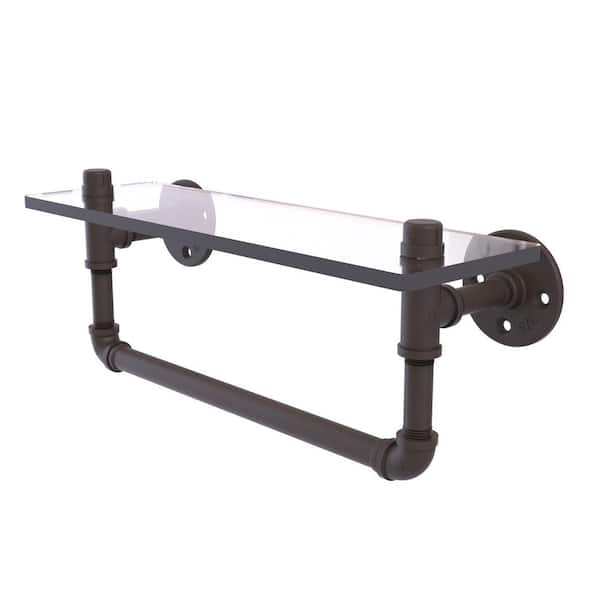 Allied Brass Pipeline Collection Under Cabinet Paper Towel Holder Oil Rubbed Bronze