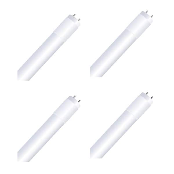 Feit Electric 14-Watt 4 ft. T8/T12 G13 Type A Plug and Play Linear LED Tube Light Bulb, Daylight 5000K (4-Pack)