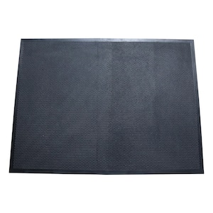 Rubber "Washer and Dryer Mat" Black 3/16" x 35" x 31" Rubber Mat