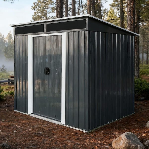 6 ft. x 5 ft. Metal Shed with Sliding Door (30 sq. ft. )