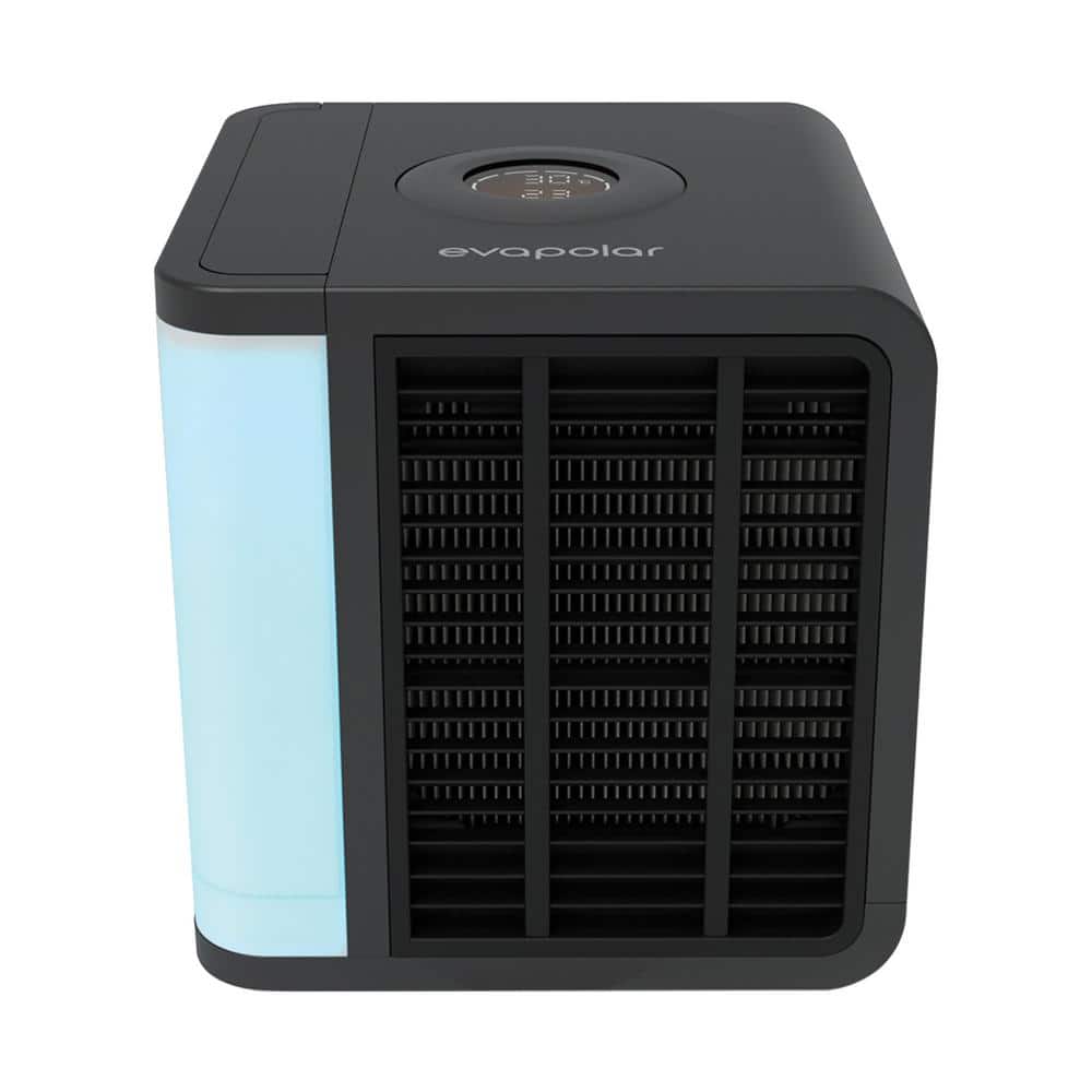 Black Portable USB-Powered Air Cooler with Remote Control