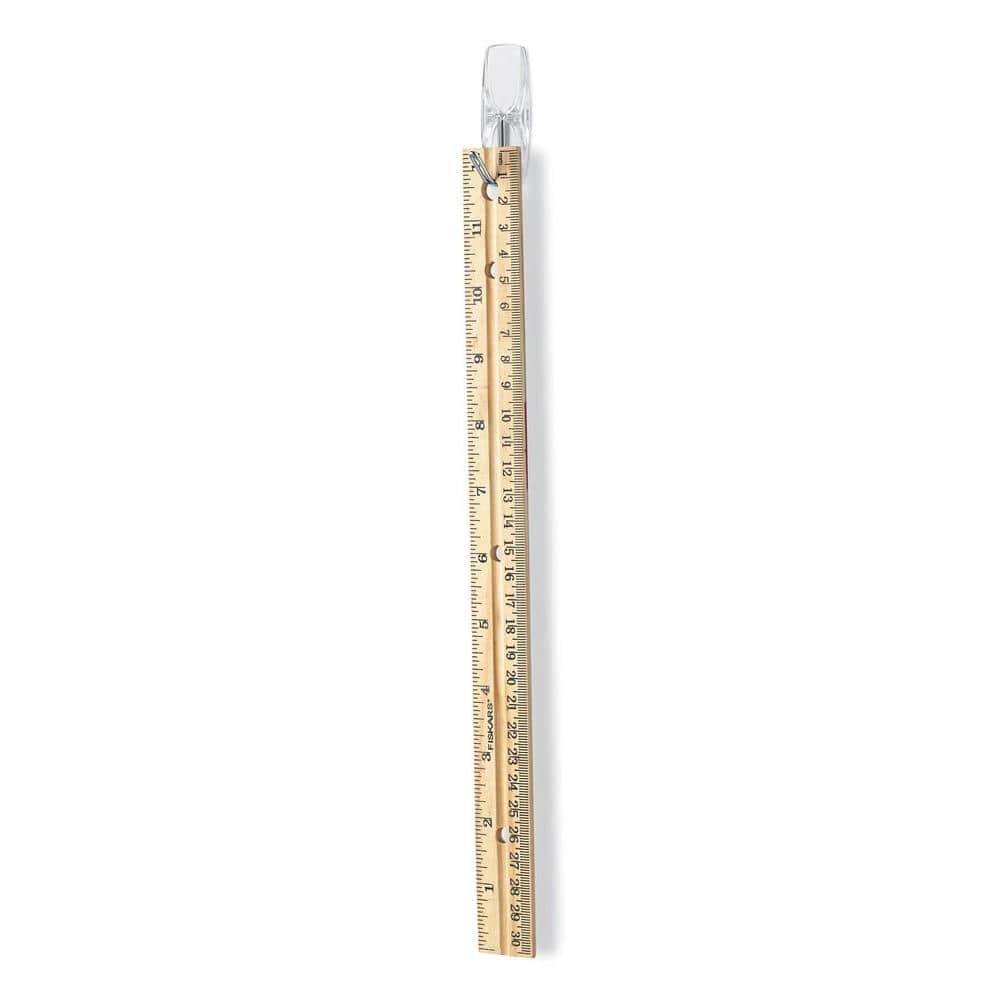 Clear Plastic Self-Adhesive Hooks with Strips, 6-Pack