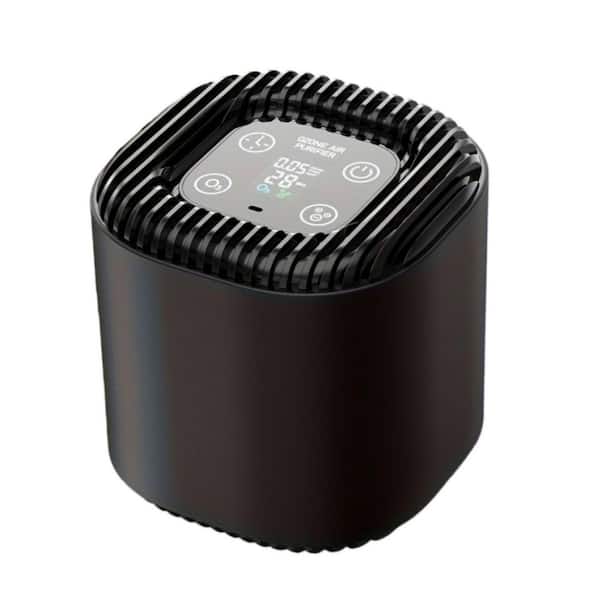 538 sq. ft. 5000mg/h Ion Generator Ozone Generator Odor Removal in Black with Fan and Timer for Smoke, Car, Pet Room