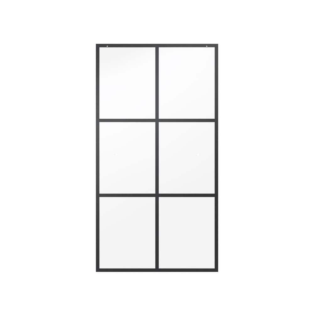 Delta - 29-3/4 in. x 55-1/2 in. x 1/4 in. (6mm) Frameless Sliding Bathtub Door Glass Panels in Ingot (For 50-60 in. Doors)