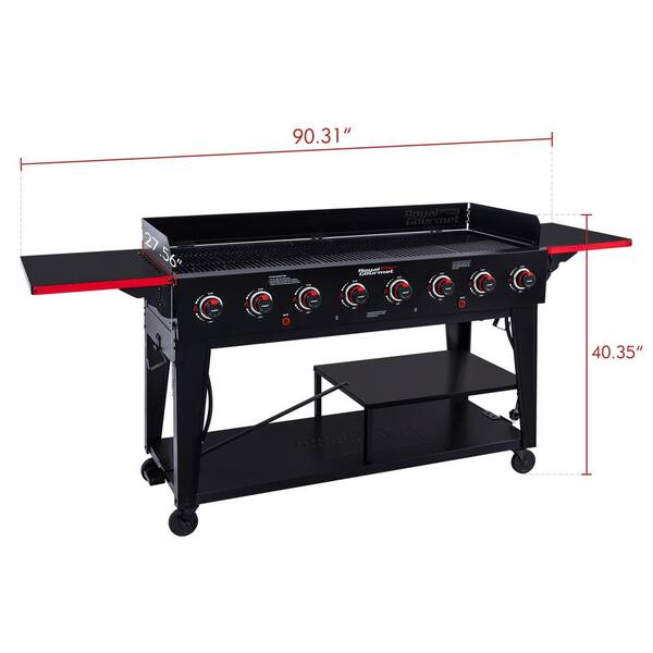 8 burner outlet bbq grill