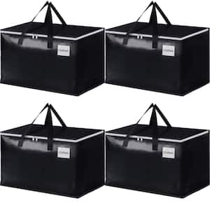 16.5 in. W x 28.7 in. D x 16 in. H Black Outdoor Storage Cabinet for Toys, Clothing, Bedding, Camping (4-Pack)