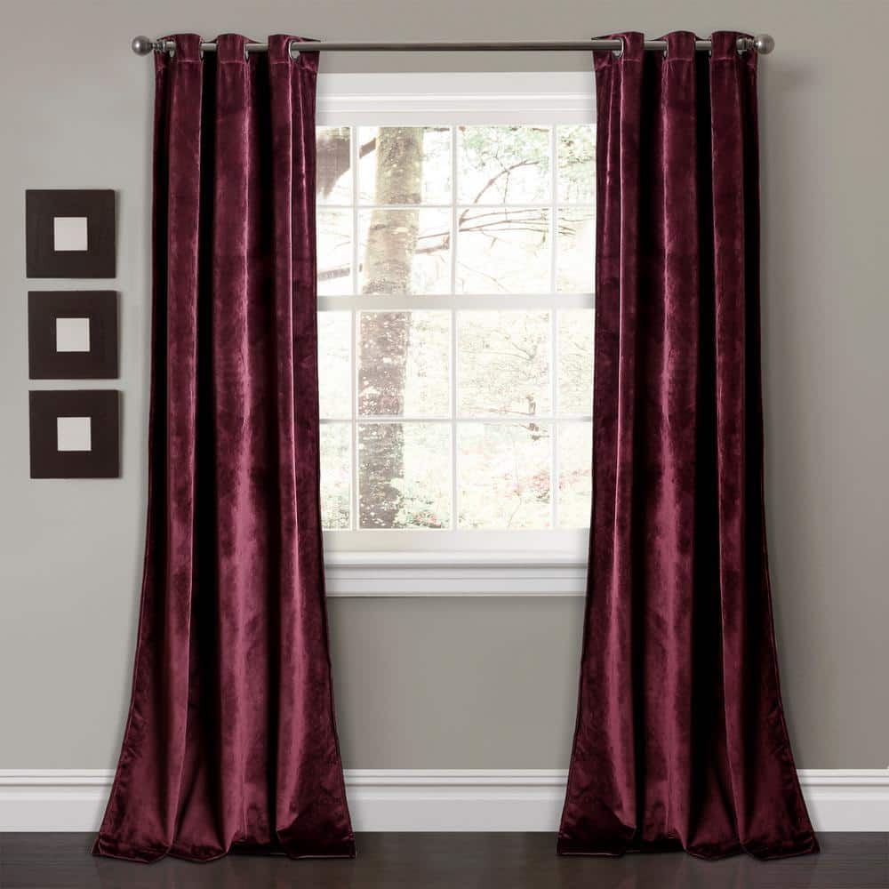 Bagaille CURTAIN ★ CANVAS PLUM Bagaille CURTAIN ☆ CANVAS PLUM Plum Stretch Velvet Fabric