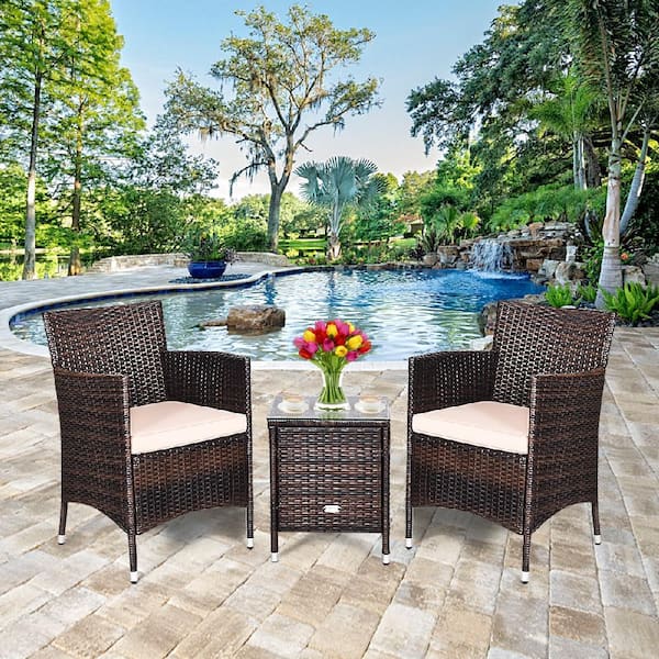 Broyhill Patio All Weather Wicker Dining Chairs 6 Pack - Patio Furniture