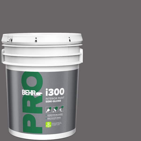 BEHR PRO 5 gal. #PPU17-19 Arabian Veil Semi-Gloss Interior Paint