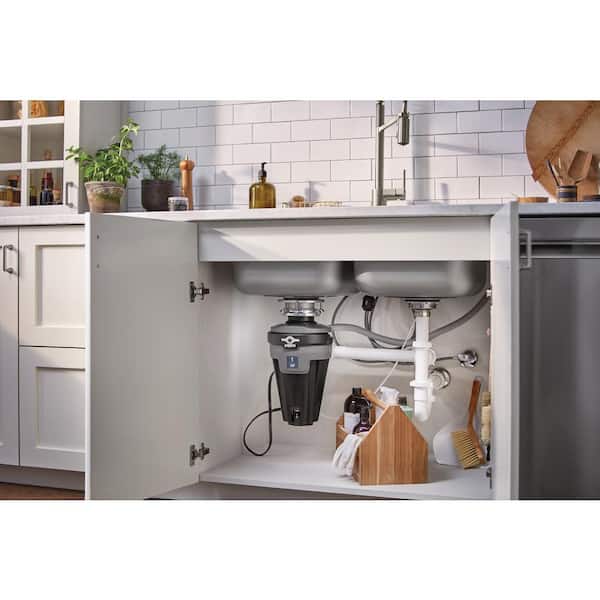 Moen GXS75C Host Series HP Continuous Feed Garbage Disposal with Sound Reduction, Power Cord Included ＆ PF WaterWorks PF0989 Garbage Disposal Ins - 4