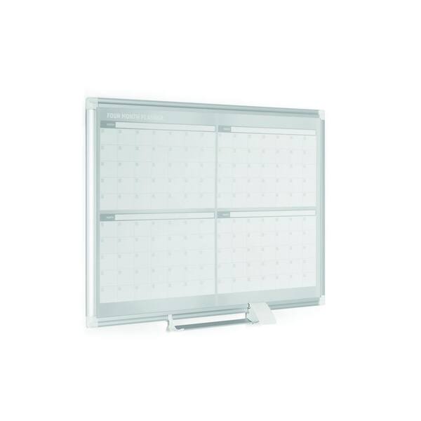 MasterVision Planning Board Magnetic Dry Erase in & Out Horizontal 24 x 36 