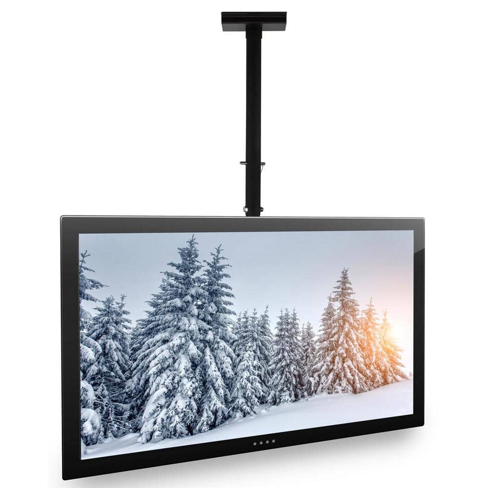 Mount-It Black Full Motion Ceiling TV Mount for 42-90 Inch Screens